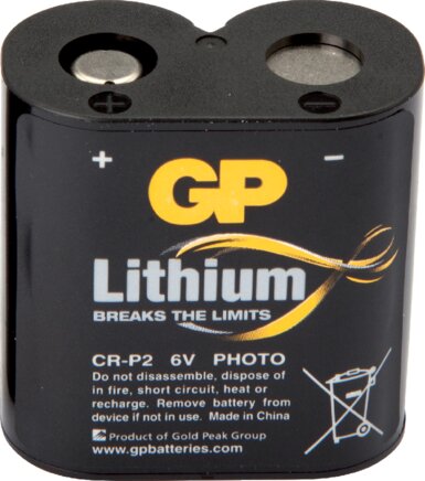 Exemplaire exposé: Pile photo au lithium CRP-2