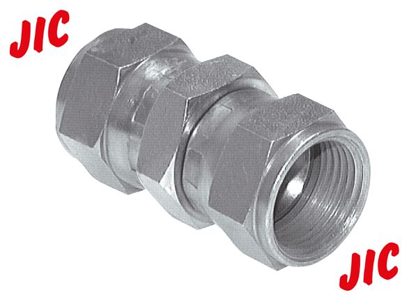 Voorbeeldig Afbeelding: Rechte schroefverbinding met JIC-tap (binnen)