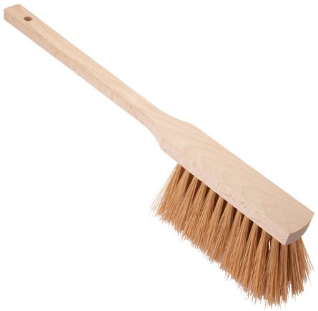 Exemplary representation: Wooden / poly-coconut long handle hand broom