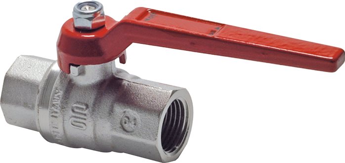 Exemplary representation: 2-part ball valve, full bore, silicone-free production