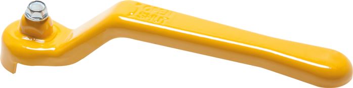 Voorbeeldig Afbeelding: Combigreep voor kogelkraan, standaard, geel