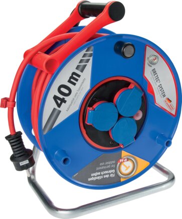 Exemplary representation: Cable drum for outdoor use (with fixed sockets)