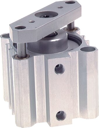 Voorbeeldig Afbeelding: Cilinder met korte slag, dubbel werkend met verdraaibeveiligde zuigerstang