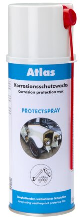 Exemplary representation: Protective wax spray (spray can)
