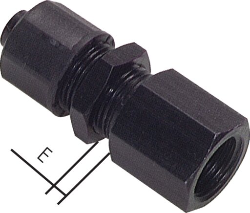 Voorbeeldig Afbeelding: CK-schot-opschroefbare schroefverbinding (manometerschroefverbinding) met cilindrische schroefdraad, aluminium