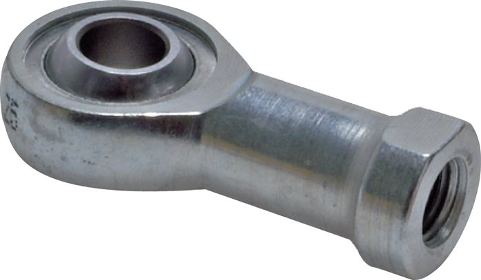 Voorbeeldig Afbeelding: Scharnierkop voor ronde cilinder ISO 6432, staal verzinkt