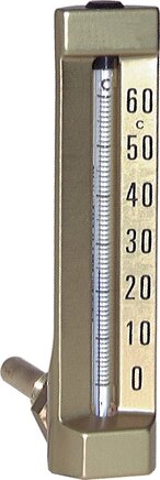 Exemplary representation: Glass machine thermometer, horizontal version