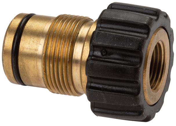 Exemplary representation: Adapter with washer male thread, reducing nipple M 27 x 1.5