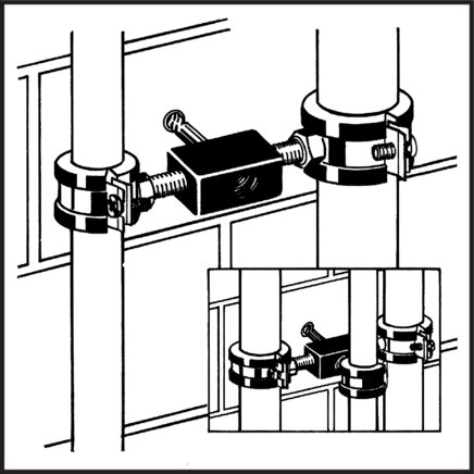 Application examples: Universal cube for pipe clamps