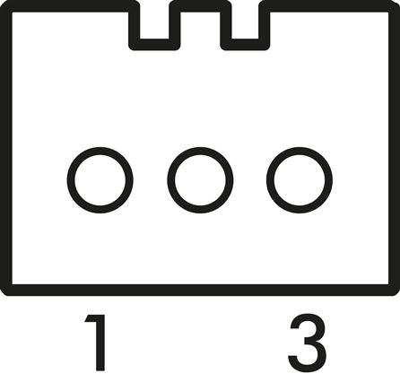 Symbole de commutation: Connecteur rectangulaire H
